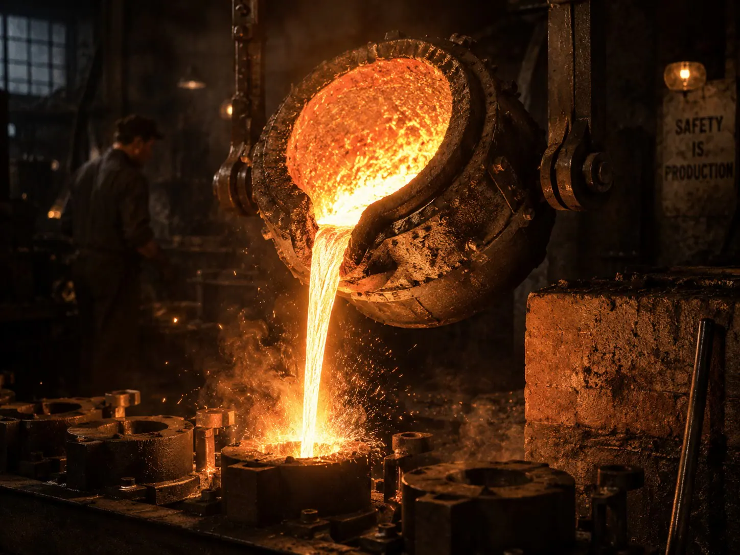 Suphancasting Sc46 molten metal